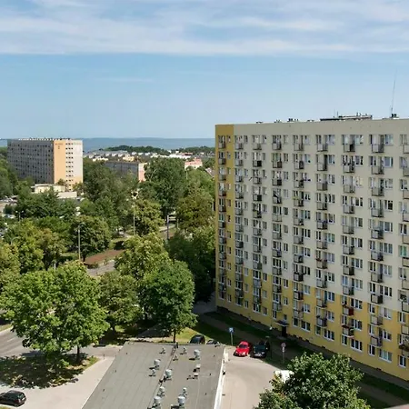 公寓 Hello Pomorska Z Widokiem Na Morze 格但斯克